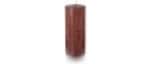 Balthasar Zylinderkerze – Ø 6 × 14 cm – Paraffin, Rostbraun