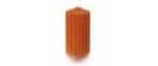 Balthasar Zylinderkerze – Ø 6 × 12 cm – Paraffin, orange