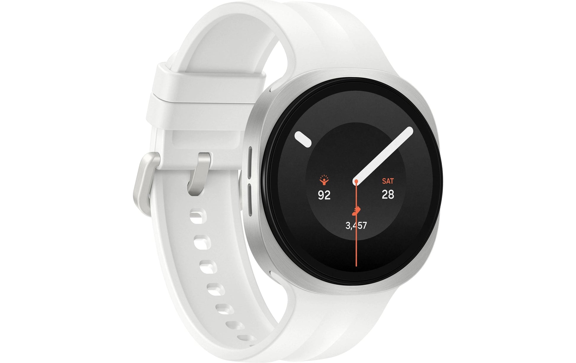 Samsung Galaxy Watch 9 40 mm GPS – Aluminium Silber, Cremefarben