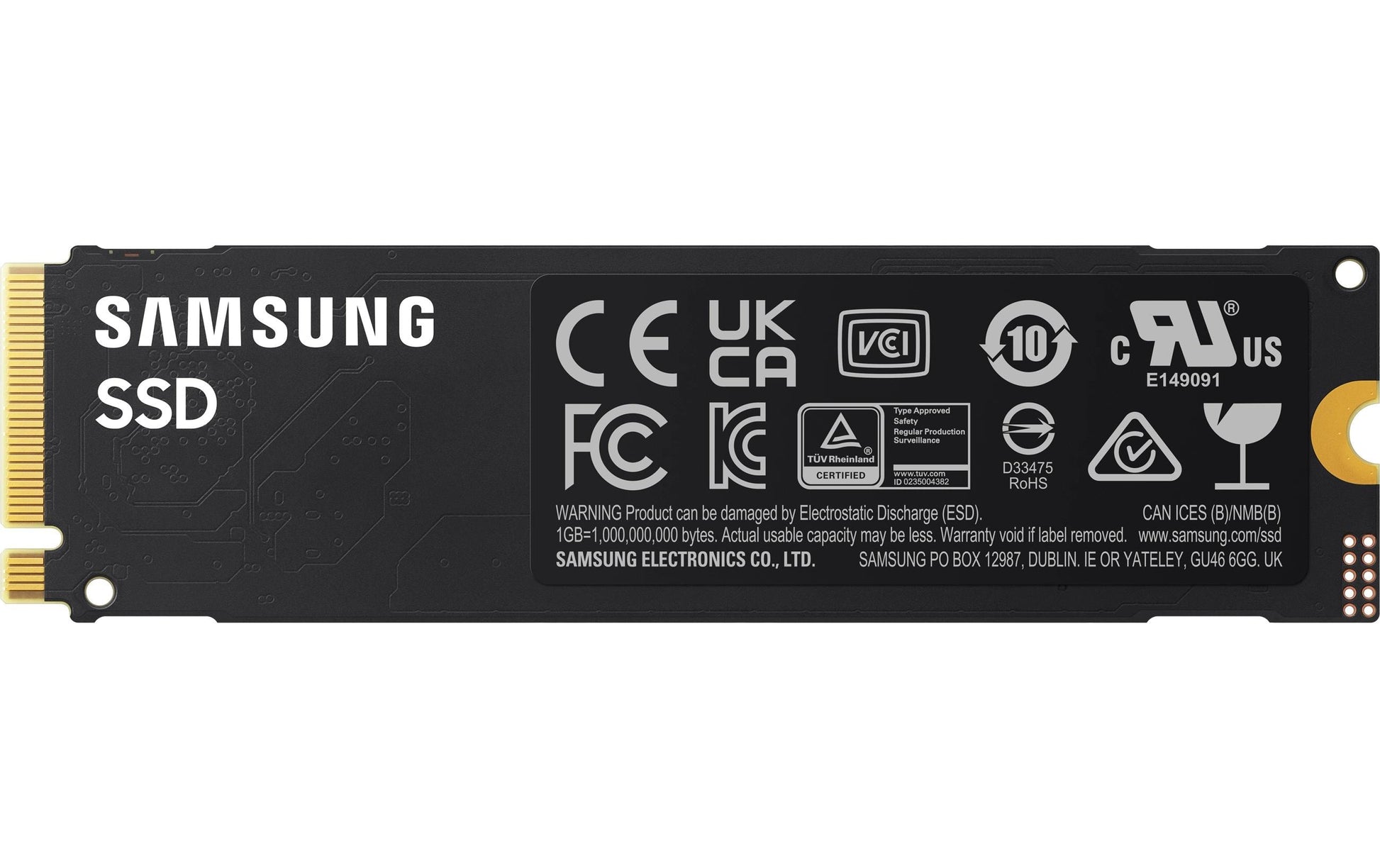 Samsung 990 – 1 TB M.2 2280, NVMe PCIe 4.0 x4