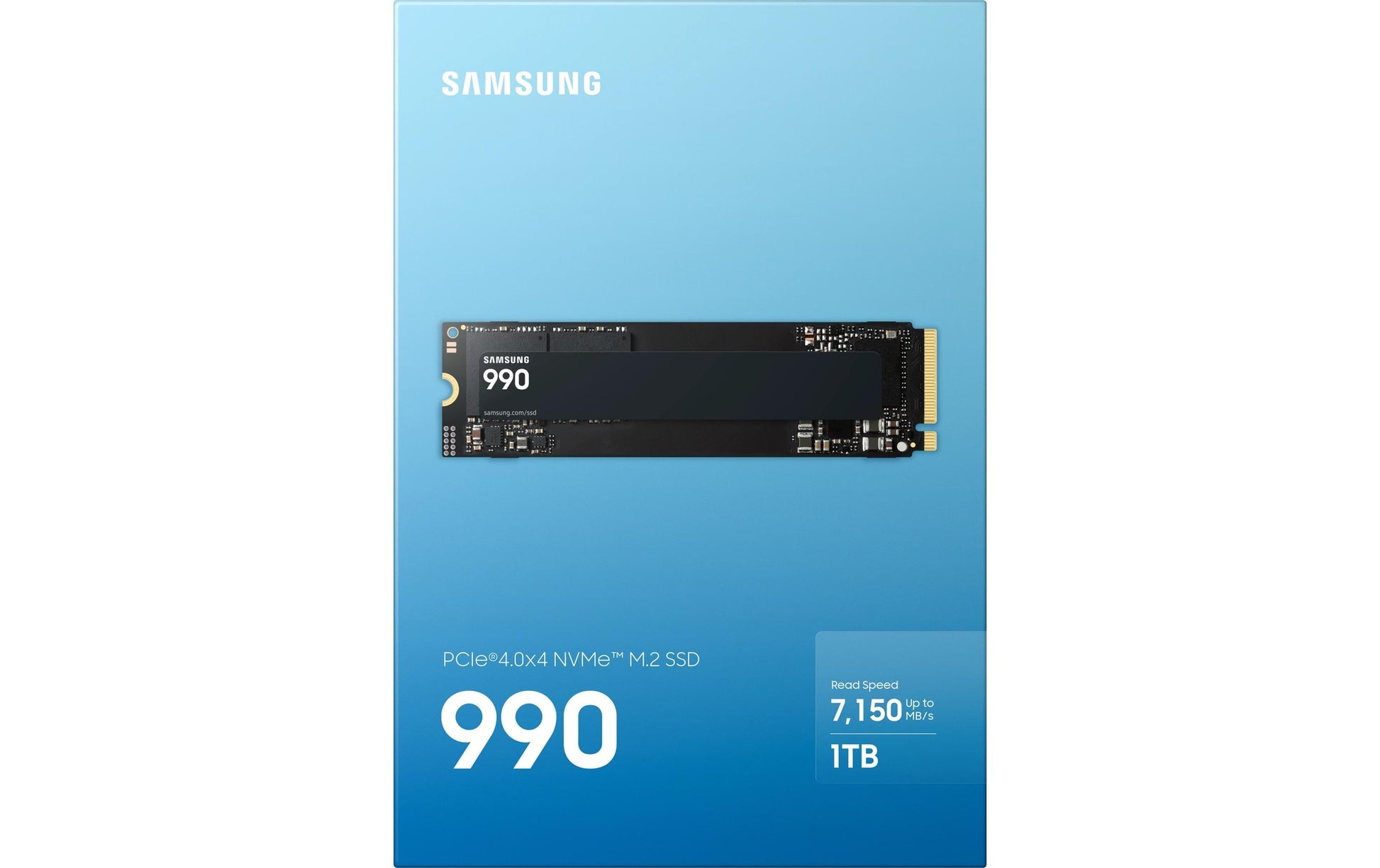 Samsung 990 – 1 TB M.2 2280, NVMe PCIe 4.0 x4
