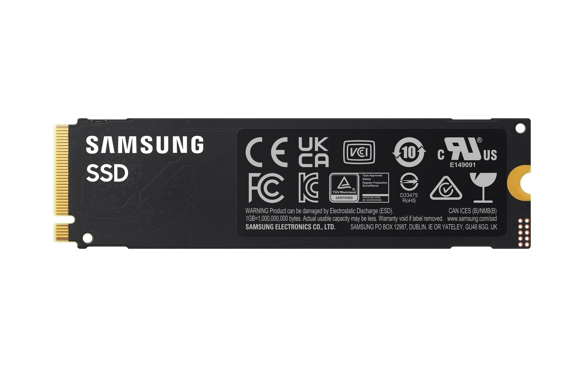 Samsung 990 – 2 TB, M.2 2280, NVMe PCIe 4.0 x4, 7250/6450 MB/s