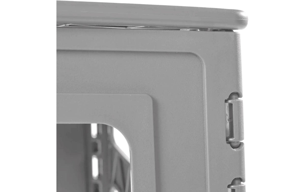 keeeper timo – Beistelltisch, 46,5 × 44,5 cm, 80 kg, grau, Kunststoff