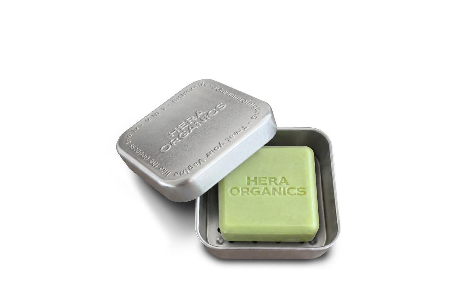 HERA Organics – Reise-Etui – Aluminium – für Seife – 1 Stk.