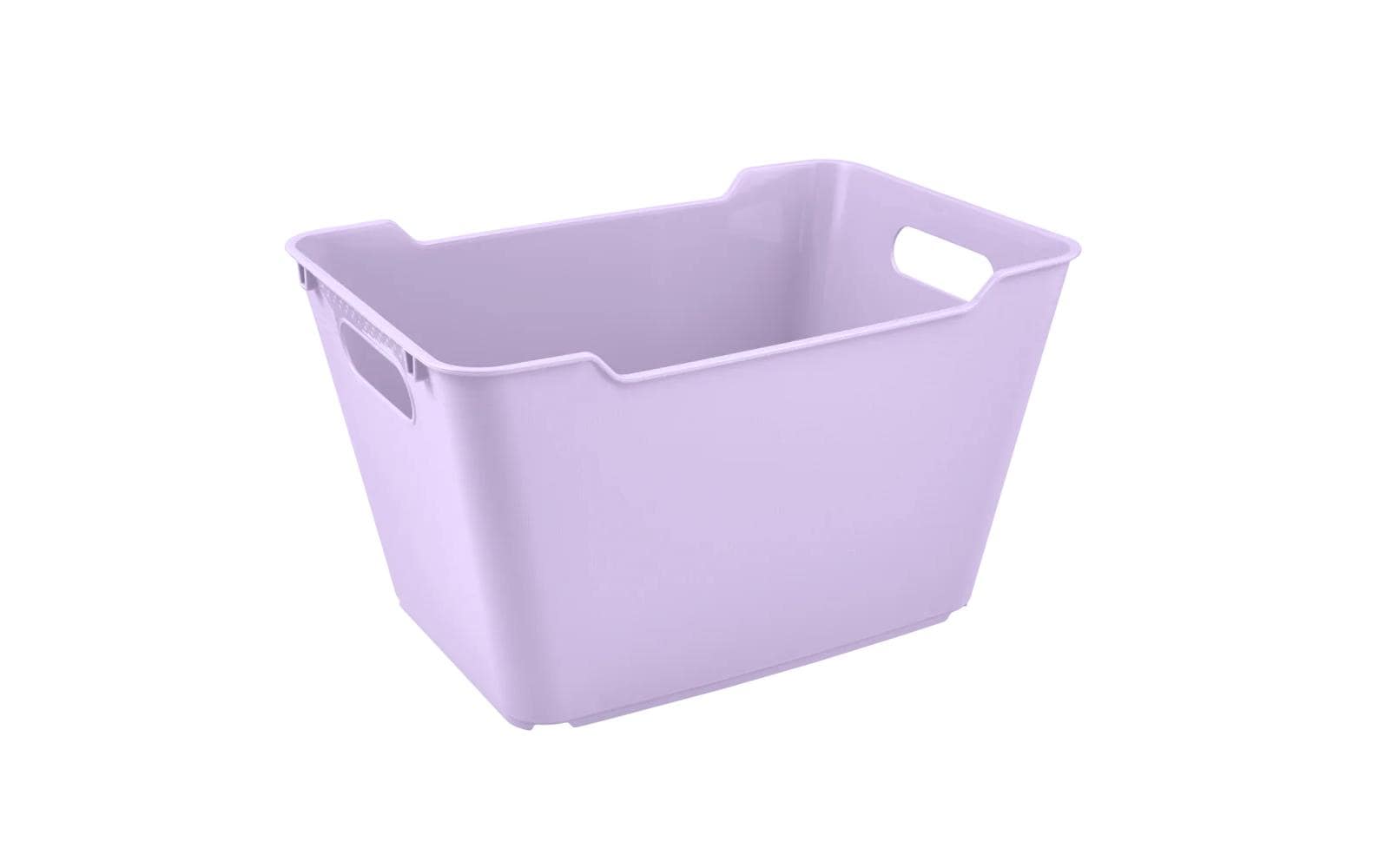 keeeper Aufbewahrungsbox 12 l ohne Deckel – Polypropylen – Violett – 235 × 200 × 355 mm