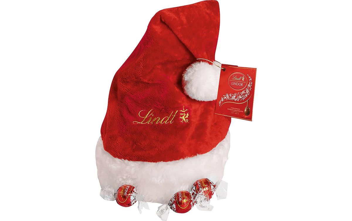 Lindt Lindor Pralinen – Weihnachtsmann Mütze, Milchschokolade – 325 g