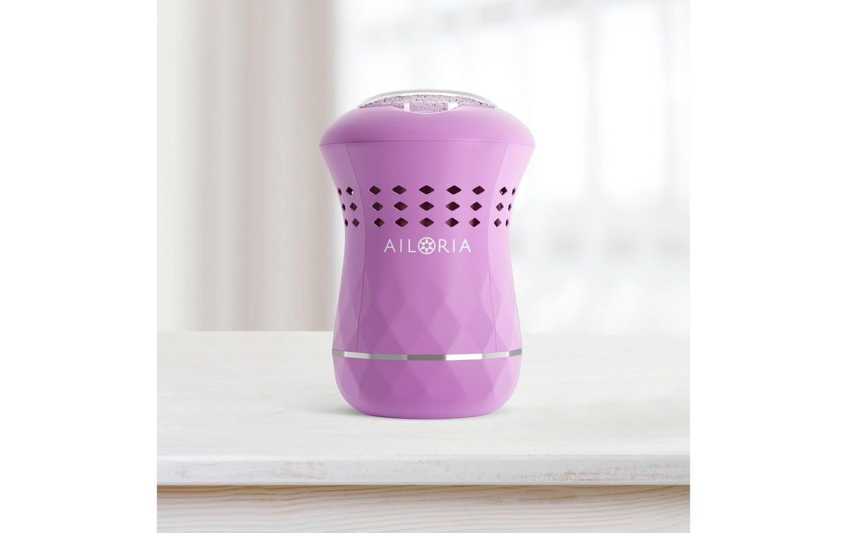 Ailoria Elektrischer Hornhautentferner Lustre Pro – 400 mAh Akku, USB-Ladung – Rosa