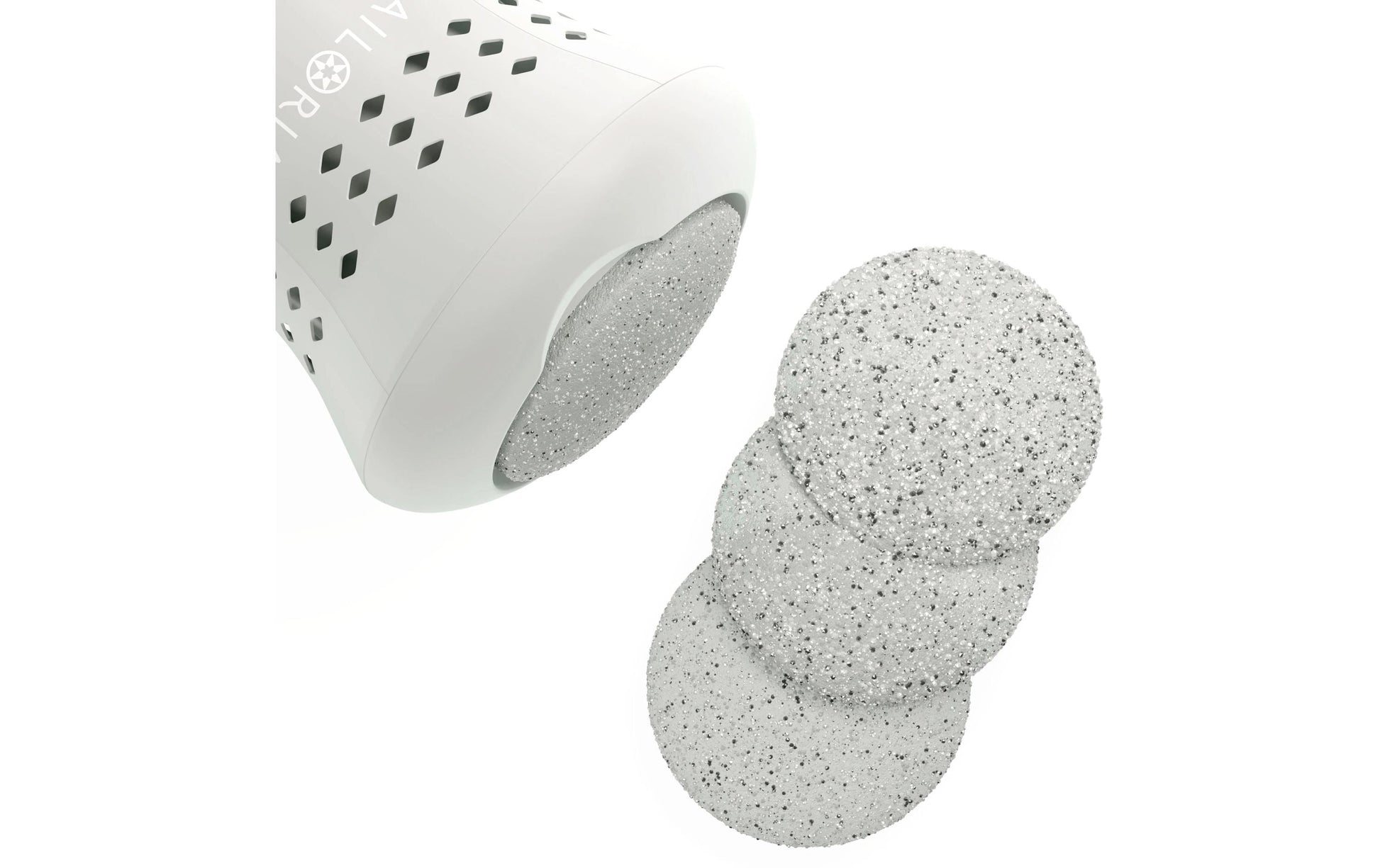 Ailoria Hornhautentferner Lustre Pro – USB, 400 mAh, 30 min – weiss, Kunststoff
