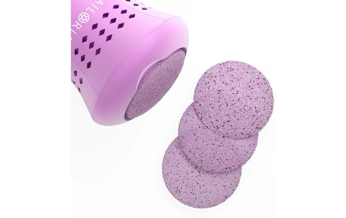 Ailoria Elektrischer Hornhautentferner Lustre Pro – 400 mAh Akku, USB-Ladung – Rosa
