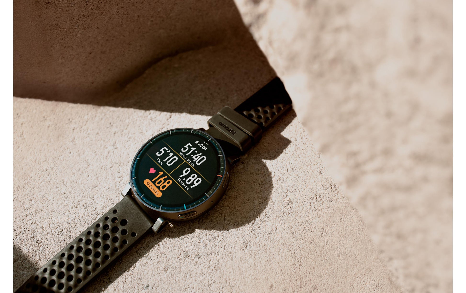 Amazfit Active Max 49 mm GPS – Aluminium Schwarz, Sportband, 50 m, für Android, iOS