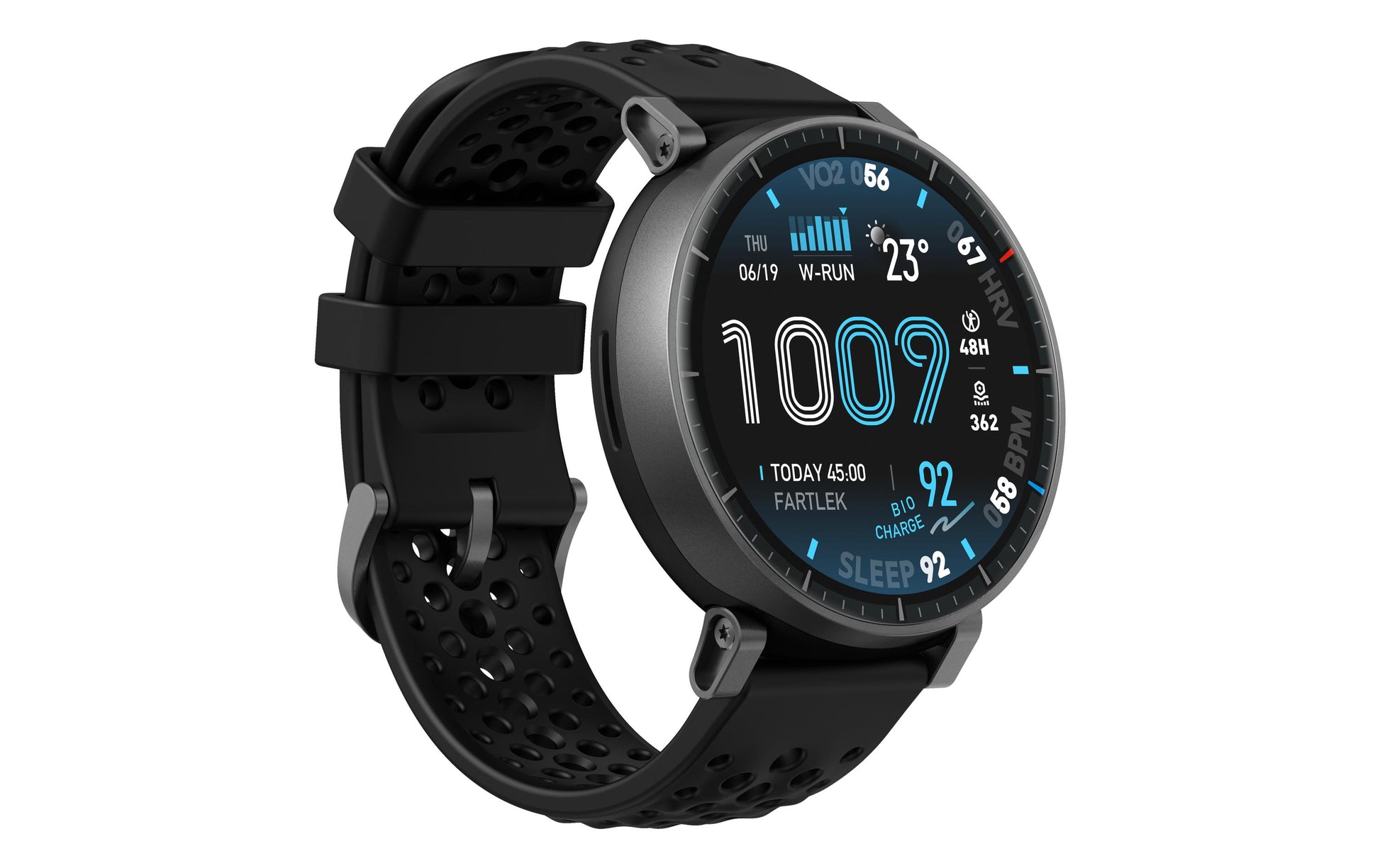 Amazfit Active Max 49 mm GPS – Aluminium Schwarz, Sportband, 50 m, für Android, iOS