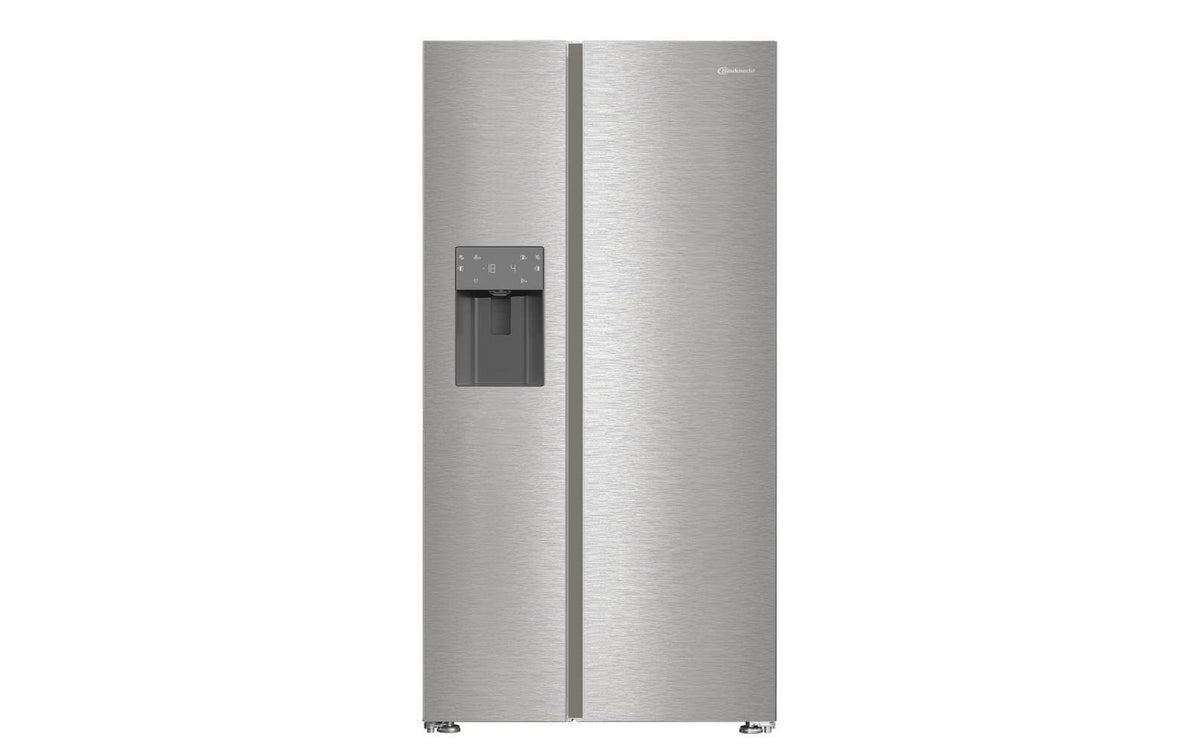 Bauknecht Kühl-Gefrierkombination BKFC8000 – 578 l, Energieeffizienzklasse D, 35 dB, Silber