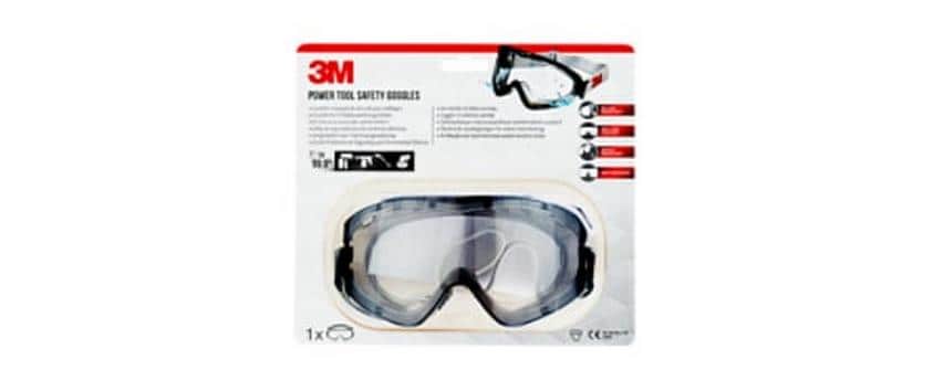 3M Schutzbrille 2890 – klar, kratzfest, UV-Schutz, für Brillenträger