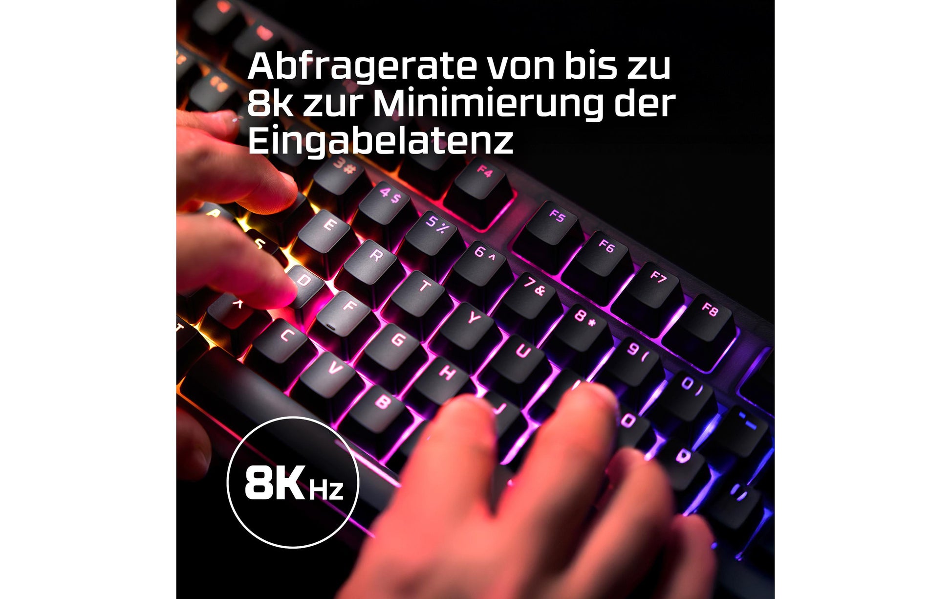 HyperX Origins 2 1800 – Tastatur – Mechanisch – USB-C – Ohne Ziffernblock – Für PC, PS5, Xbox Serie