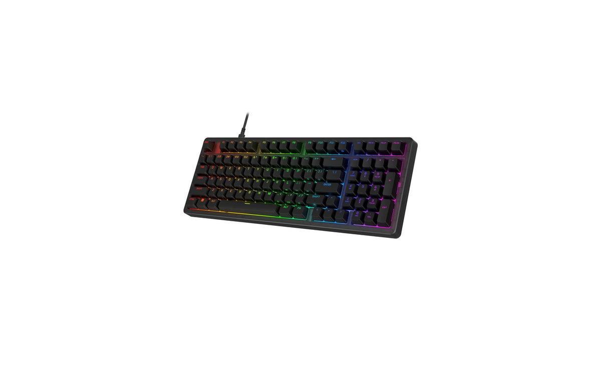 HyperX Origins 2 1800 – Tastatur – Mechanisch – USB-C – Ohne Ziffernblock – Für PC, PS5, Xbox Serie