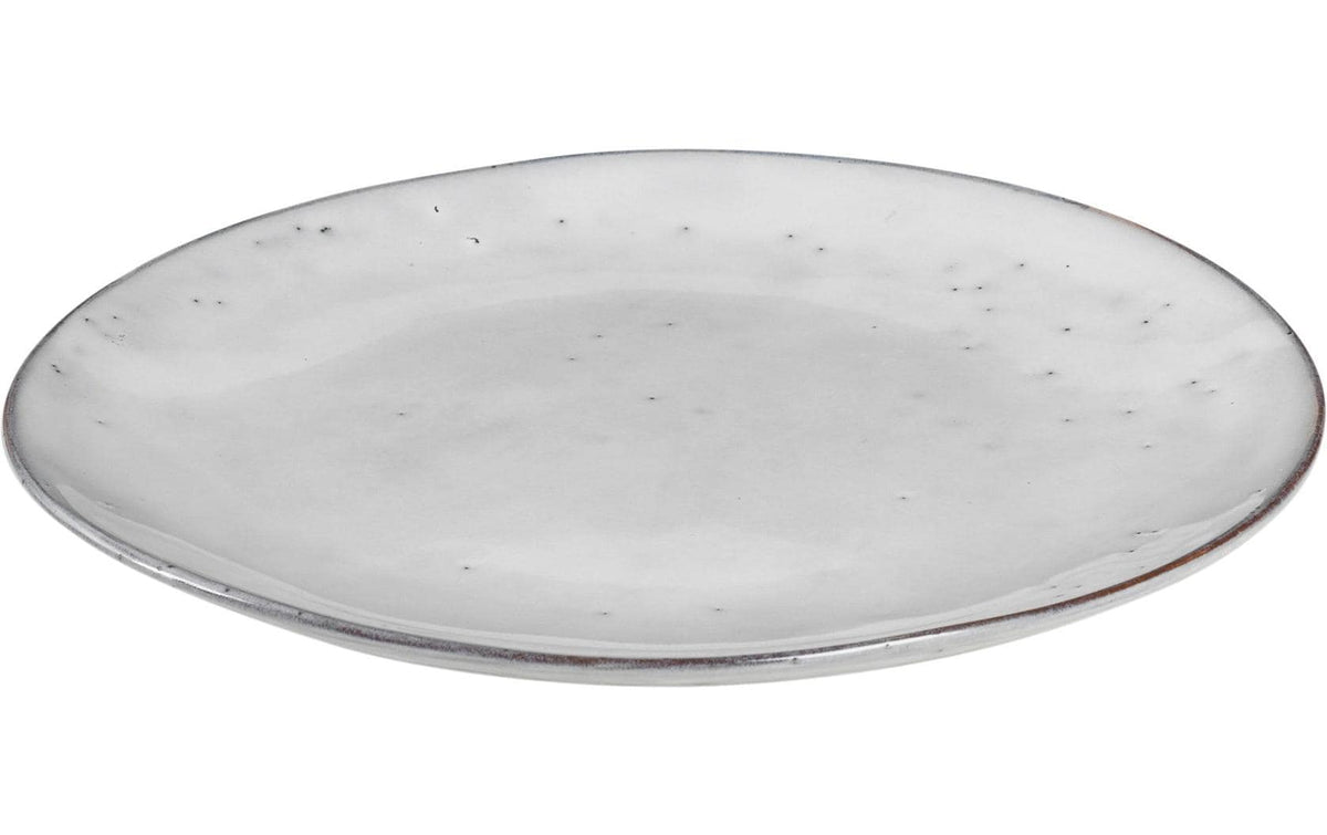 Broste Copenhagen Speiseteller Nordic Sand – Ø 26 cm, H 2,5 cm, Steingut