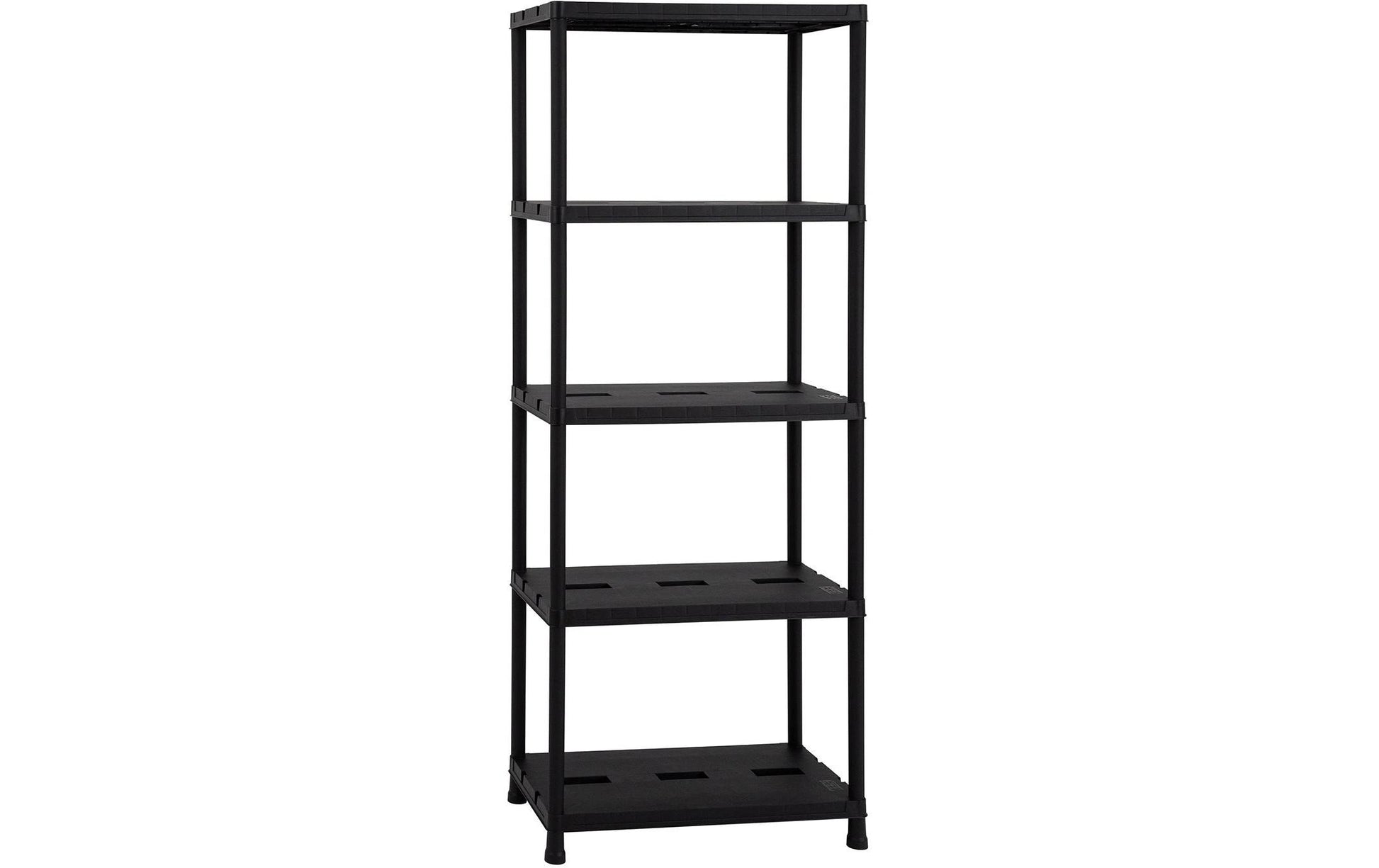 Toomax Büro-/Lagerregal freistehend, 73-5 – 5 Böden – 71 × 35 × 180 cm – 30 kg/Boden – schwarz – Kunststoff