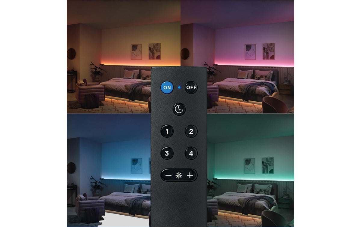 Philips by Signify Philips Fernbedienung – WLAN/Bluetooth, für WiZ, IP20 – 1 Stk. – Schwarz