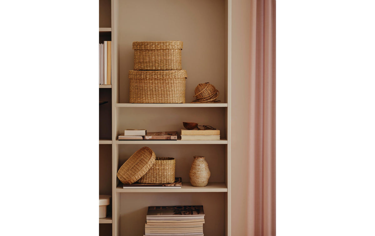 Broste copenhagen Alma Vase – Ø 12 × 16 cm – Keramik, beige