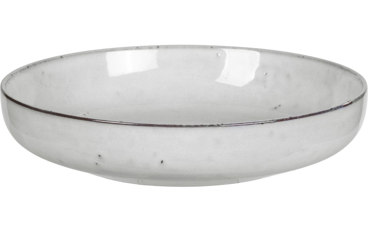 Broste Copenhagen Schale Nordic Sand – Ø 22,5 cm, H 4,8 cm, Steingut