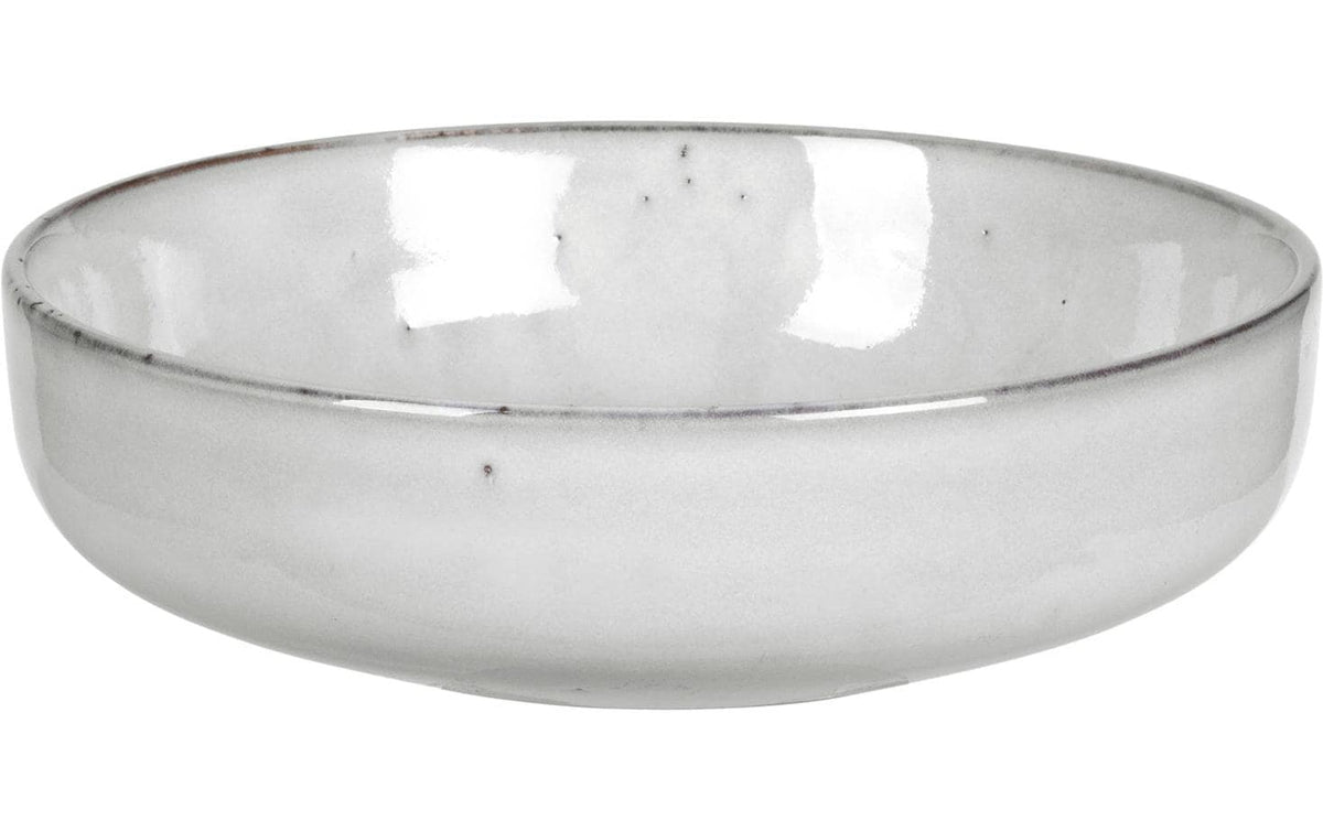 Broste Copenhagen Schüssel Nordic Sand – 1,5 l, Ø 17 cm, Steinzeug, Beige, spülmaschinenfest