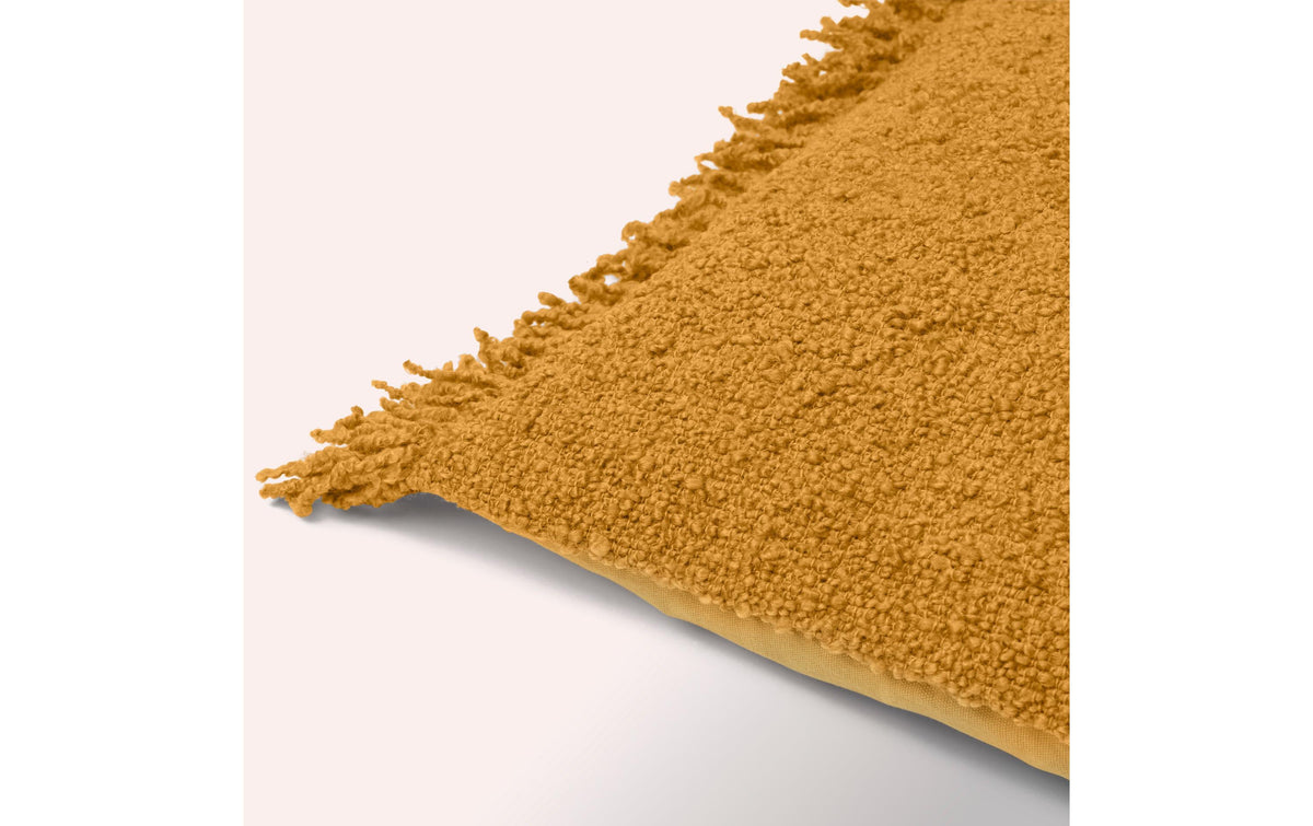 Broste Copenhagen – Fria Kissenbezug – 40 × 60 cm, Baumwolle/Polyester, Gold