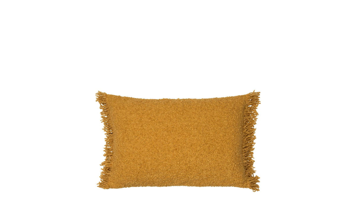 Broste Copenhagen – Fria Kissenbezug – 40 × 60 cm, Baumwolle/Polyester, Gold