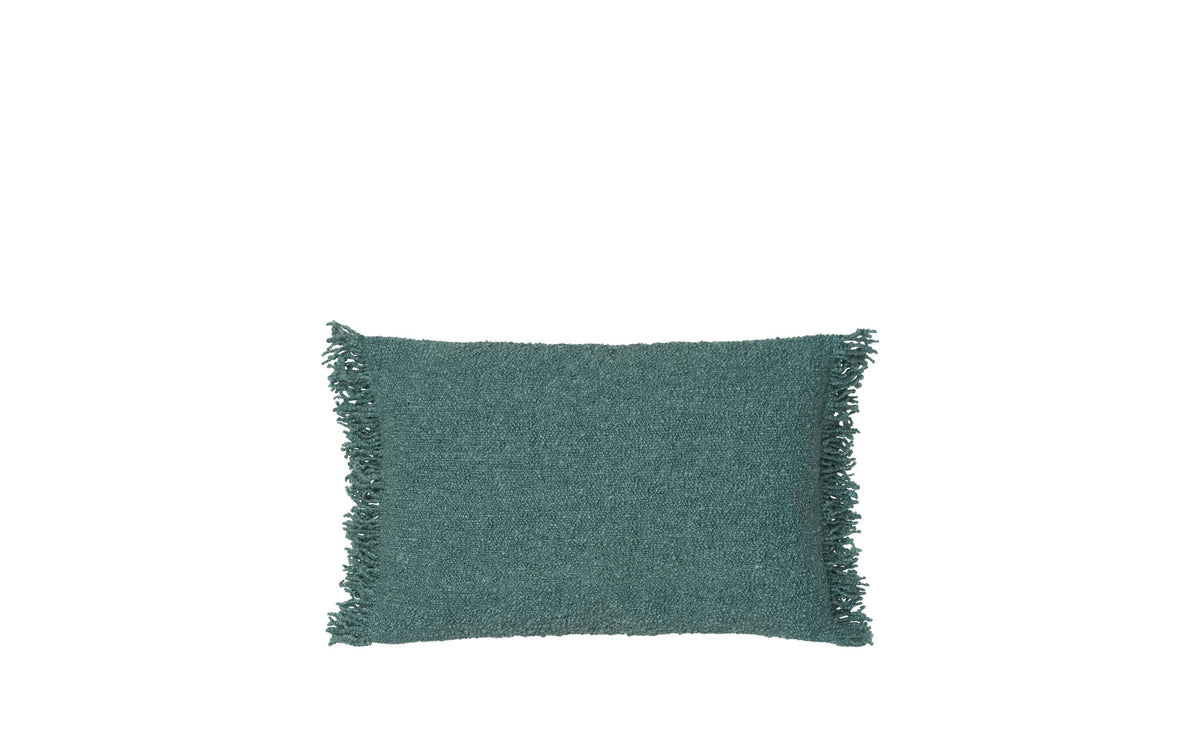 Broste Copenhagen – Fria Kissenbezug – 40 × 60 cm, Baumwolle/Polyester, Blaugrün