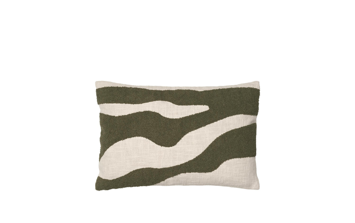 Broste Copenhagen – Marlie Kissenbezug – 40 × 60 cm, Baumwolle, Beige
