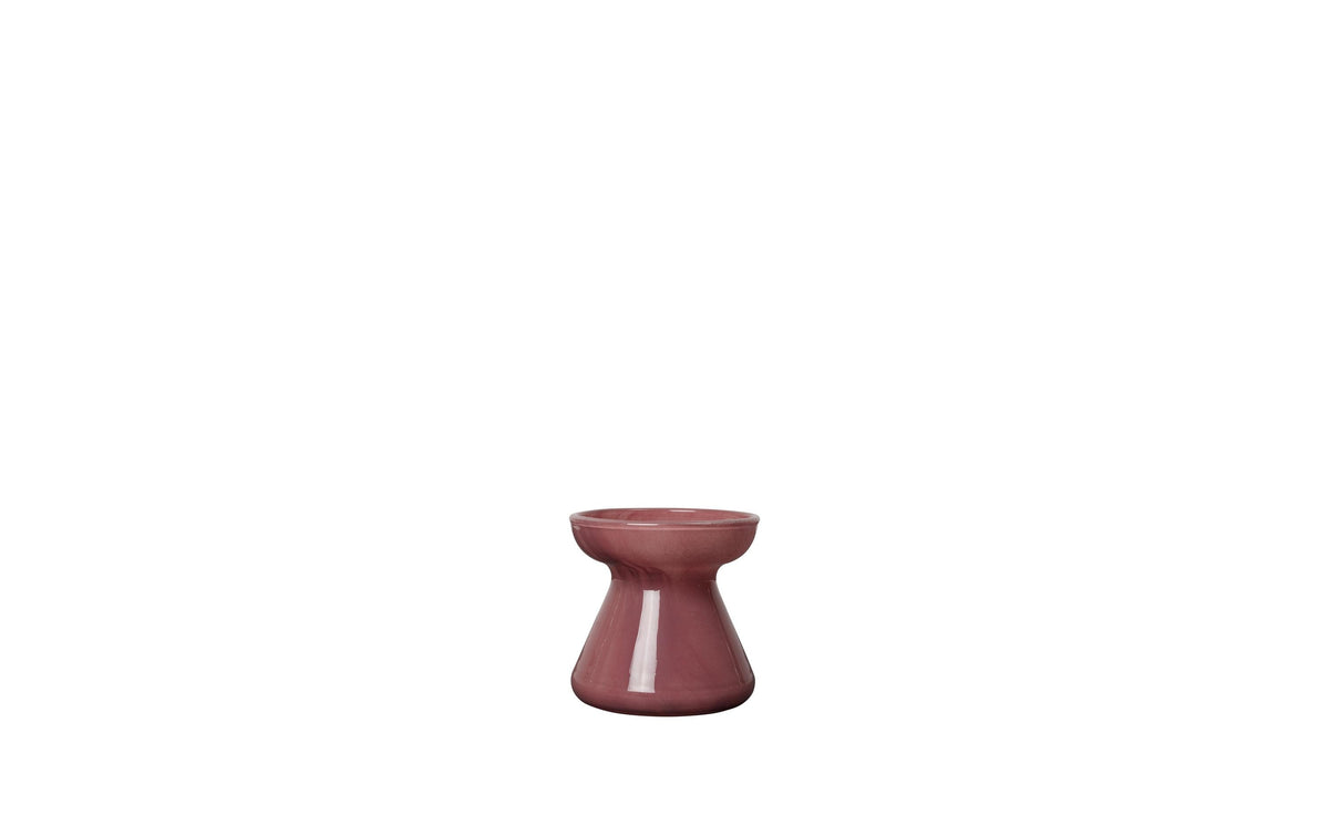 Broste copenhagen Vase – Ø 10 × 10 cm – Mundgeblasenes Glas, Rot