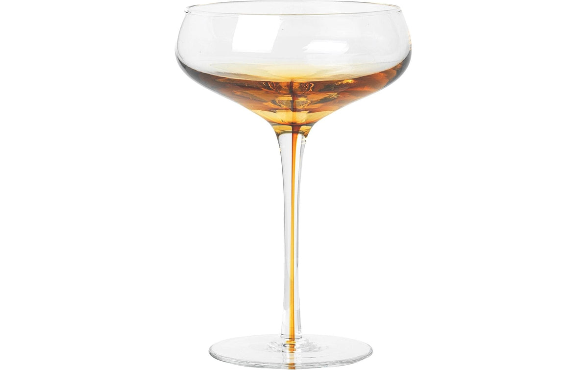 Broste copenhagen Trinkglas – 350 ml, Ø 8,7 cm, H 9,5 cm, Glas, Braun, mundgeblasen, spülmaschinenfest