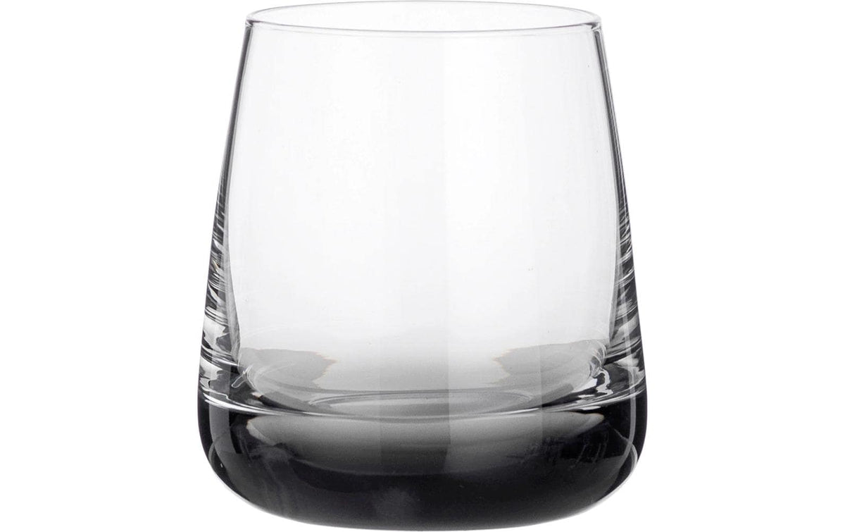 Broste Copenhagen Trinkglas – 350 ml, Ø 8,7 cm, H 9,5 cm, Glas, Grau, mundgeblasen, spülmaschinenfest