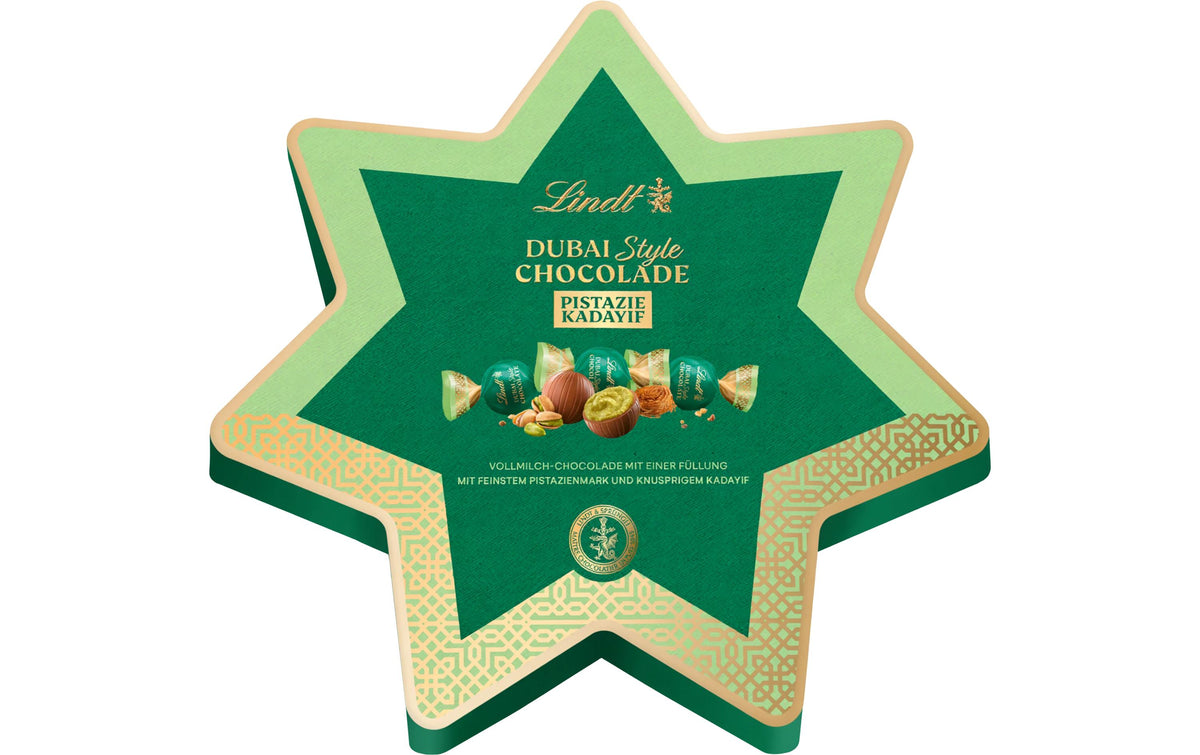 Lindt DUBAI Style Pralinés Stern Weihnachten – 149 g