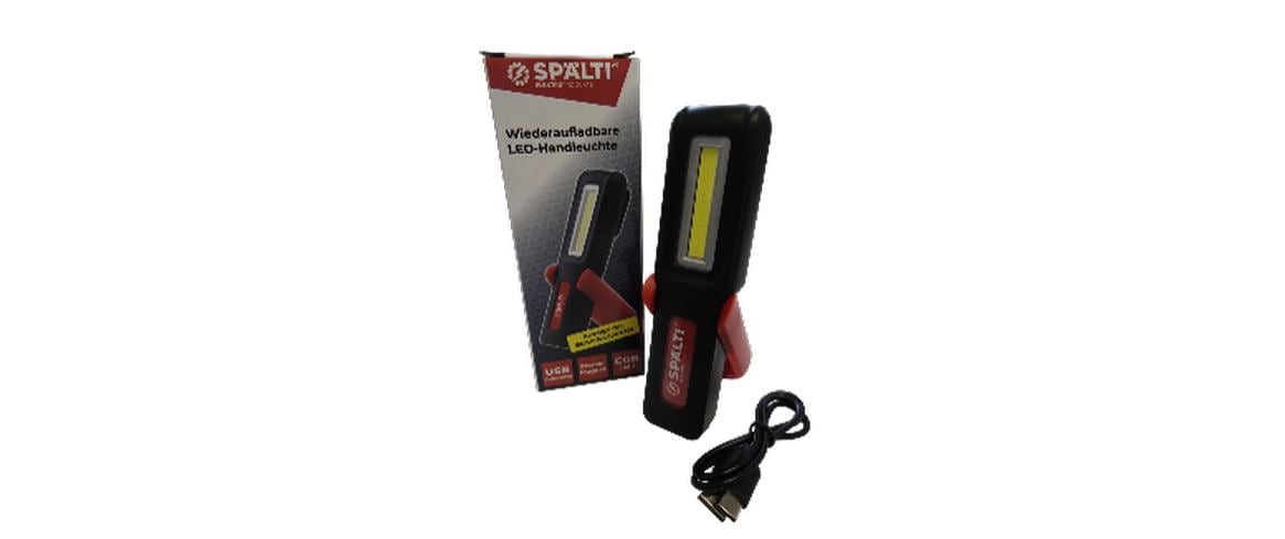 Spälti ag Spälti Taschenlampe – LED, IP20, Akku (fest eingebaut), Outdoor – Schwarz