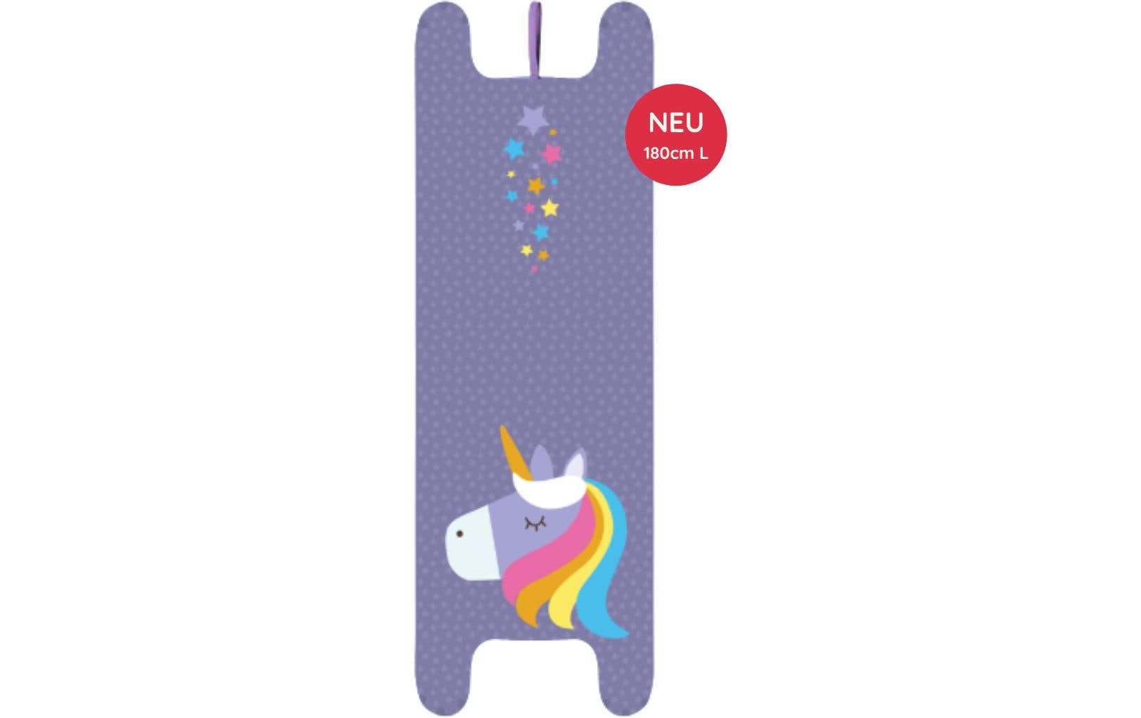 Yogitier Bodenmatte Einhorn Magic – Blau, Dicke 2 cm