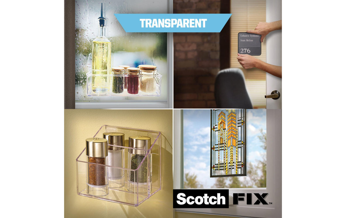 Scotch Montageband – 19 mm × 1,5 m, transparent