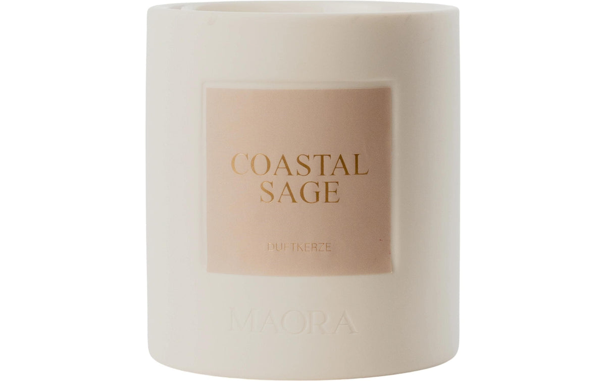Maora Coastal Sage – Duftkerze, Keramik, Ø 8 × 9 cm