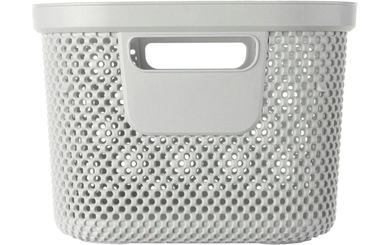 keeeper Aufbewahrungskorb 3,5 l – Polypropylen – Grau – 170 × 120 × 235 mm