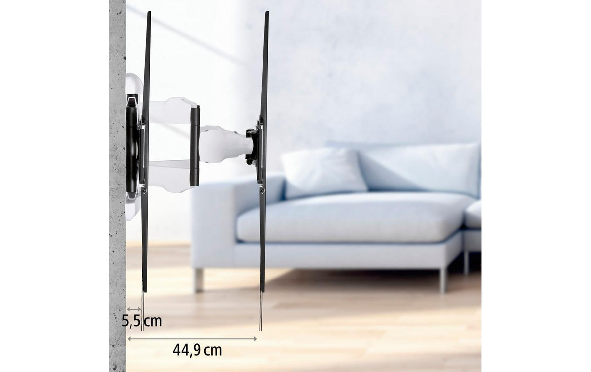 Hama Wandhalterung – Vollbeweglich – 46–90" – VESA 300×100–800×600 – bis 75 kg – 00220838
