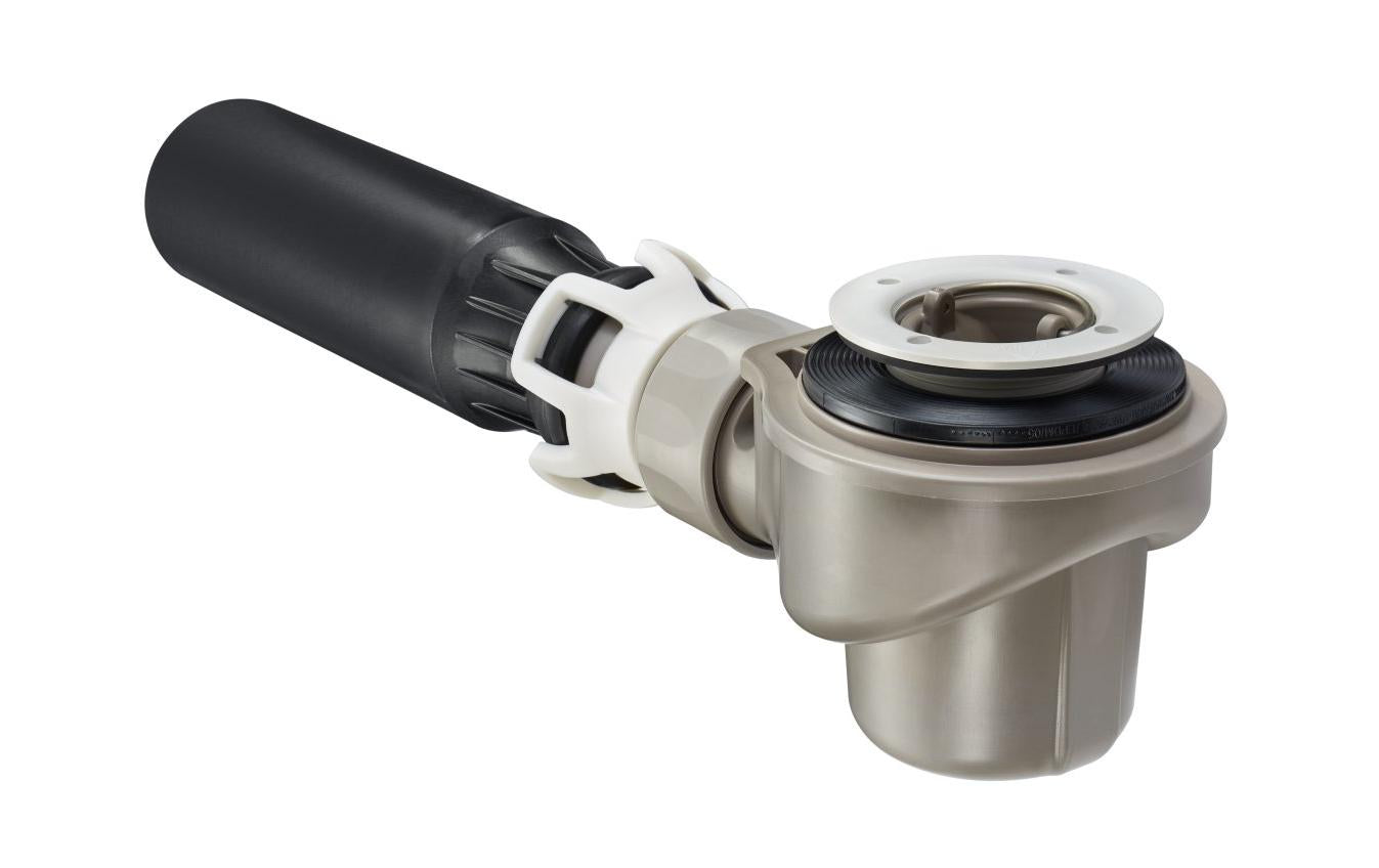 Geberit Duschwannenablauf Uniflex 50 – 15,5×29×14,5 cm, Ø5,6 cm, Kunststoff, für Dusche