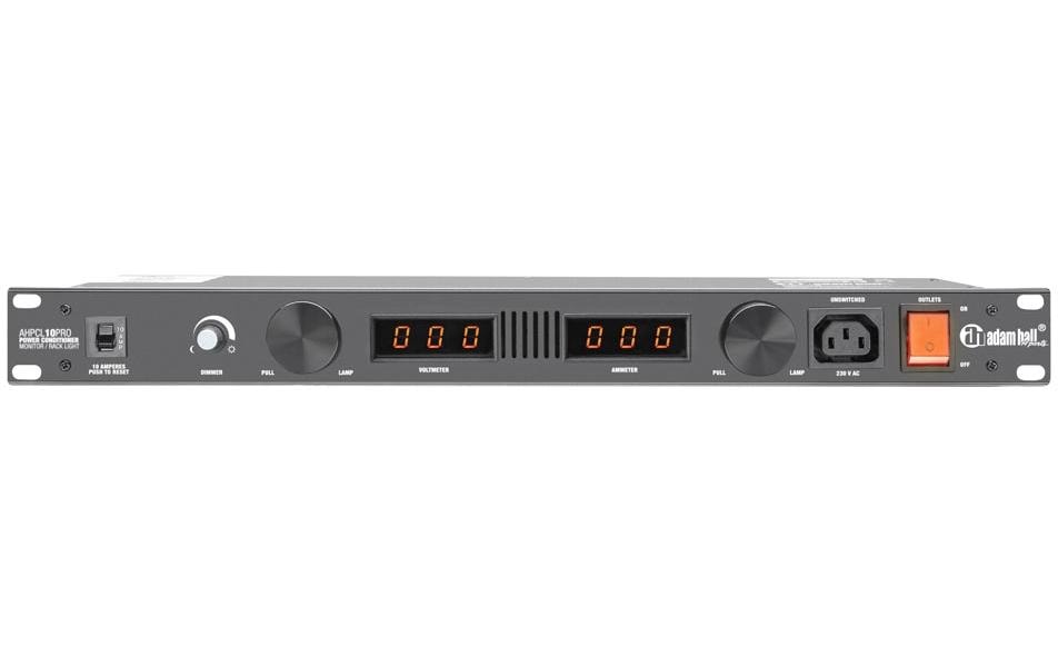 Adam Hall PCL 10 PRO – 19" Frontpanel, Volt- und Amperemeter
