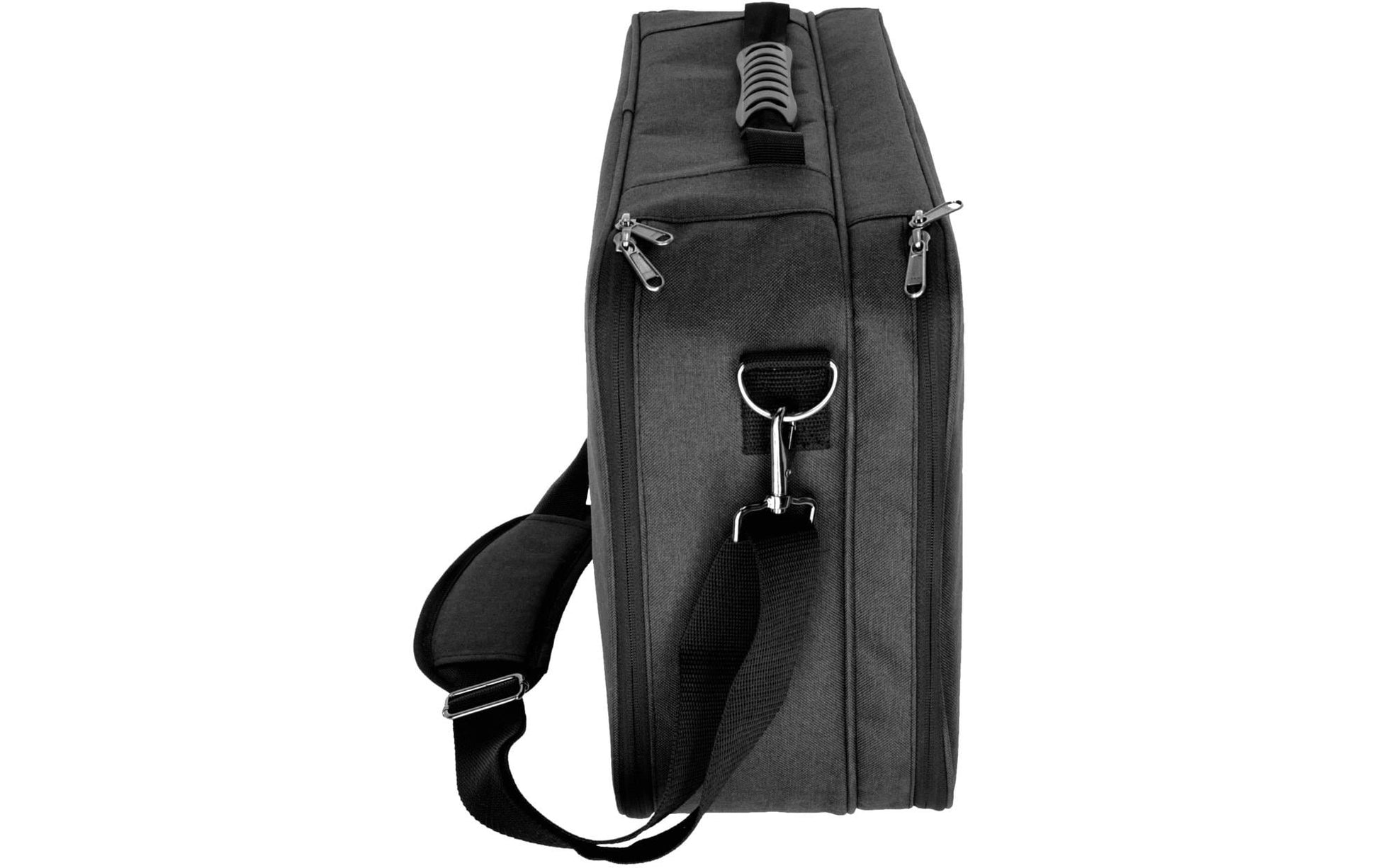 Adam Hall – Kabeltasche – gepolstert, für Zubehör – Grau/Himmelblau