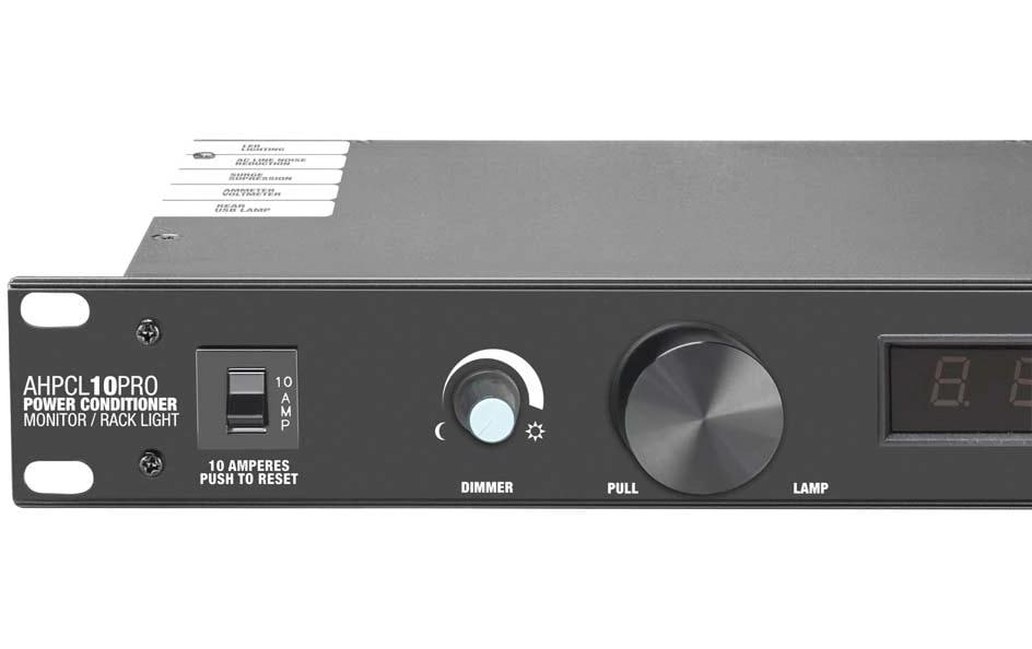 Adam Hall PCL 10 PRO – 19" Frontpanel, Volt- und Amperemeter