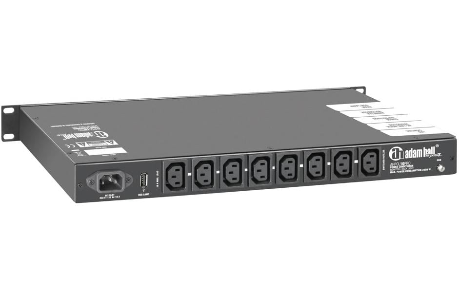Adam Hall PCL 10 PRO – 19" Frontpanel, Volt- und Amperemeter