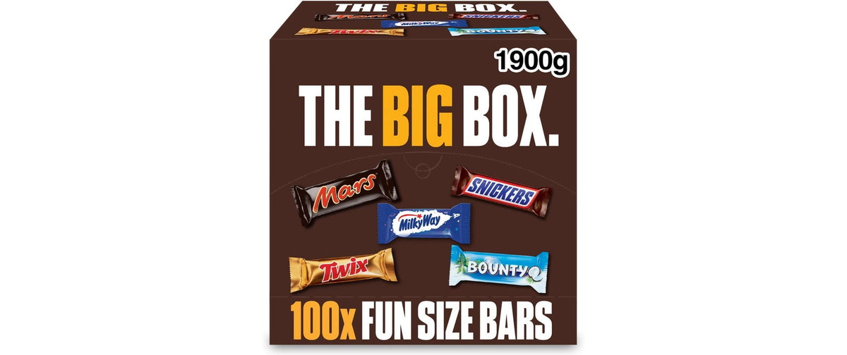 Mars THE BIG BOX Schokoladen-Mix – 1,9 kg
