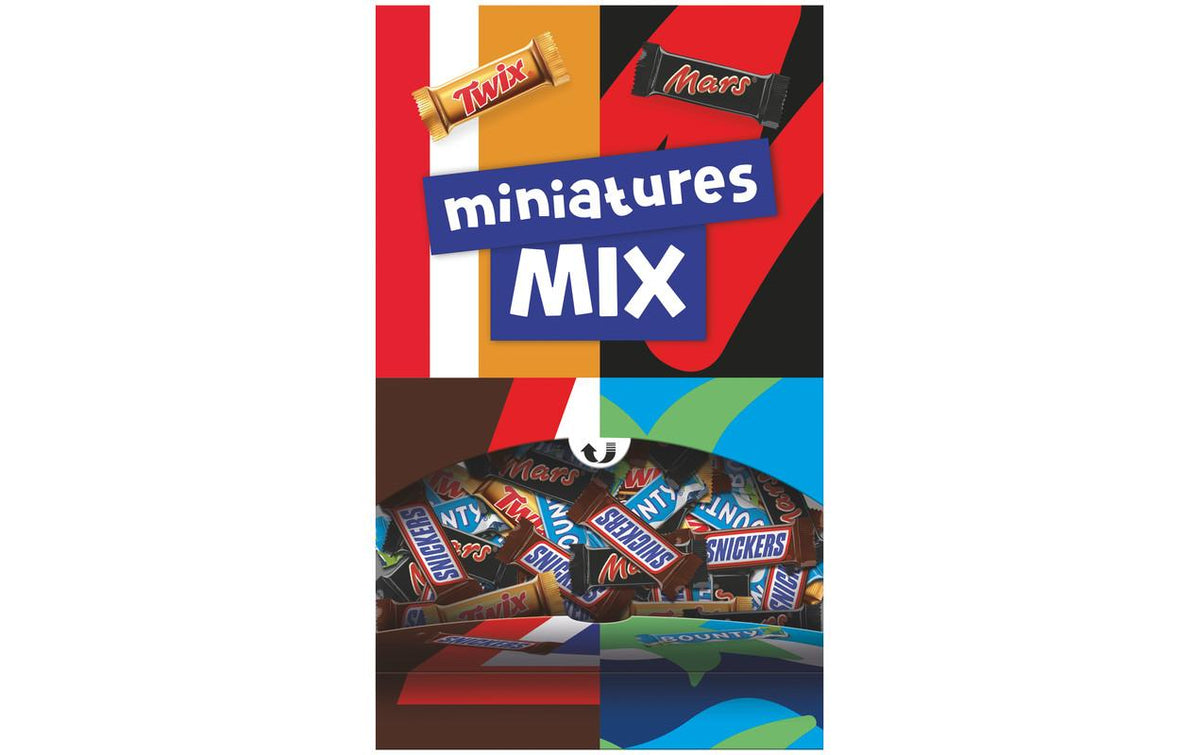 Mars Miniatur-Schokolade, Mix – 3 kg