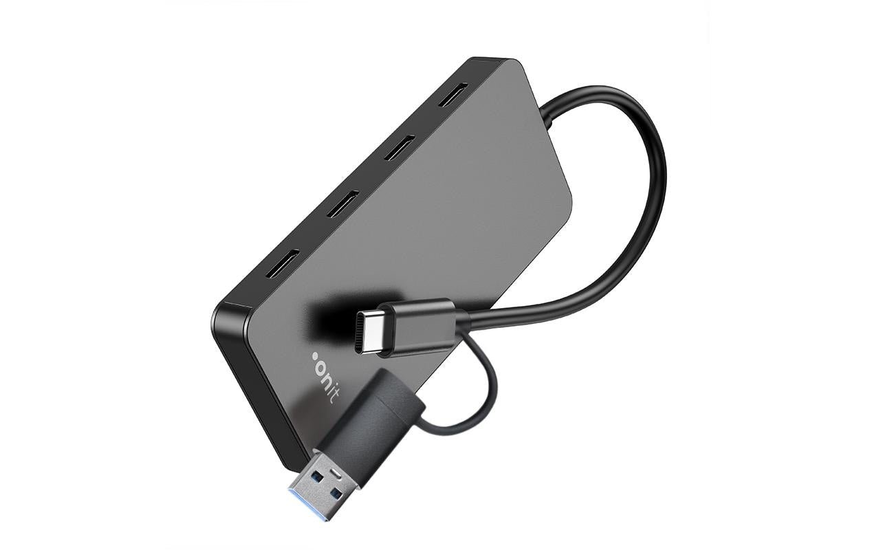 Onit USB-Hub – 4× USB-C, für Windows/Mac/ChromeOS