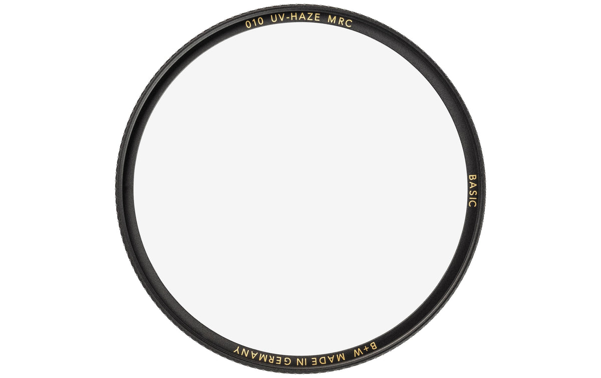 B+W Basic 010 UV-Filter 43 mm – Messingfassung, Glas