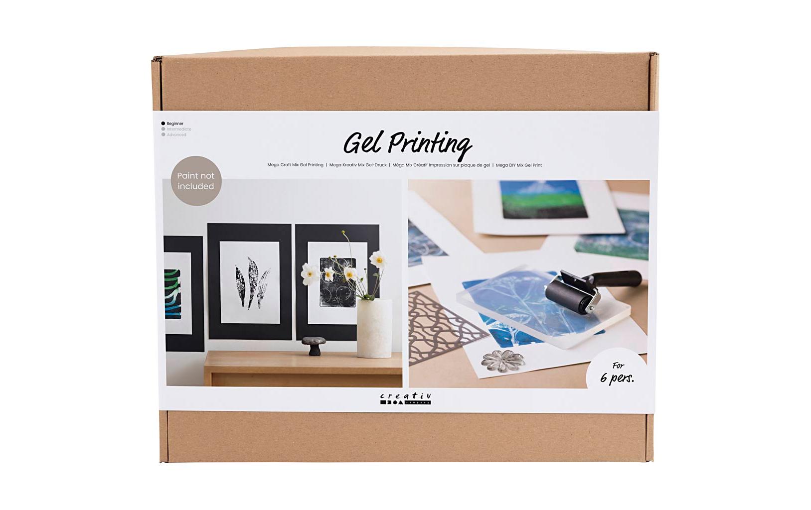 Creativ Company Gel-Druck-Kreativset – Bastelset