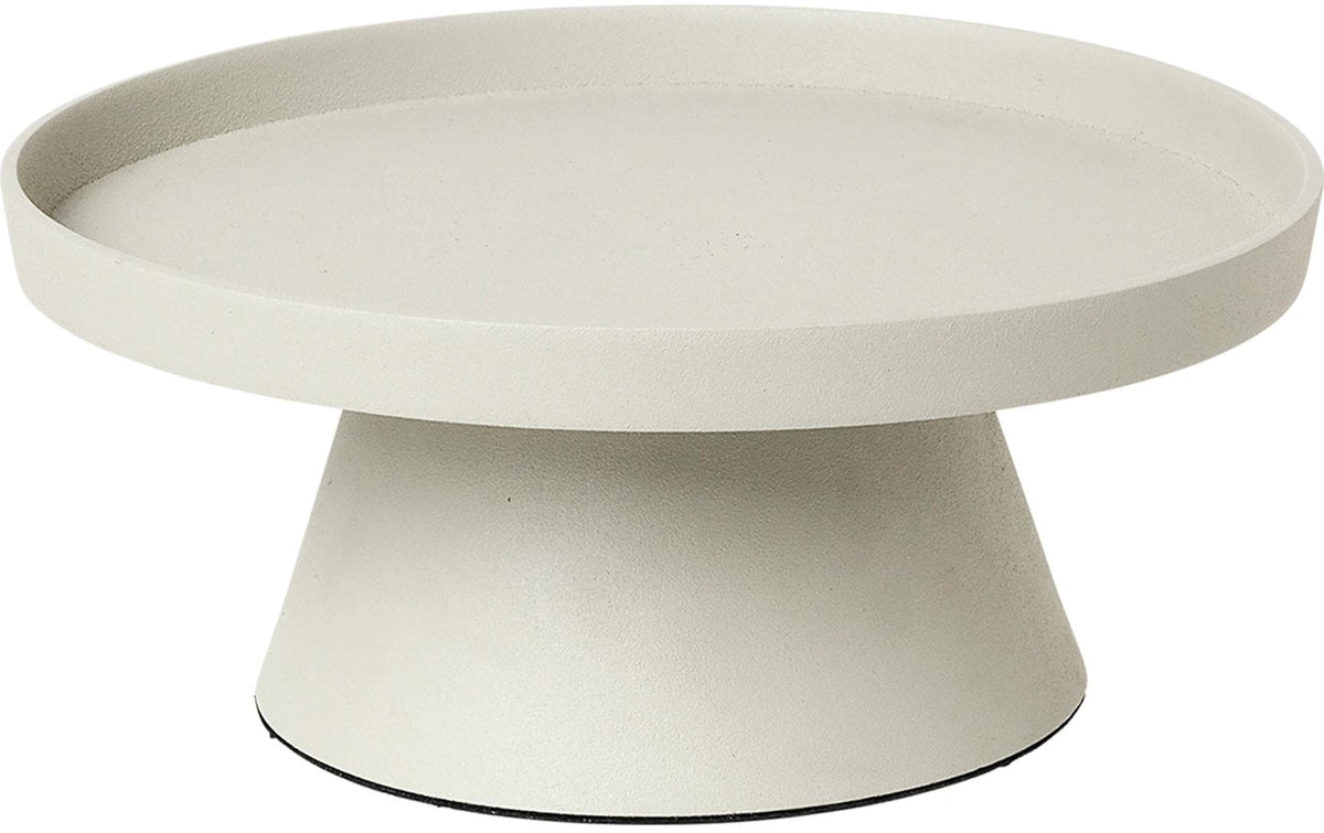 Broste copenhagen Schale – Aluminium & Stein, beige – Ø 24 × 11 cm